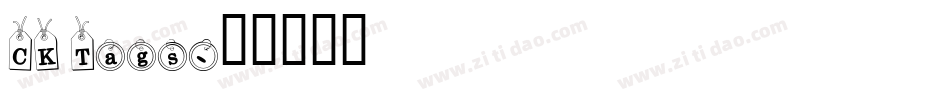 CK Tags字体转换